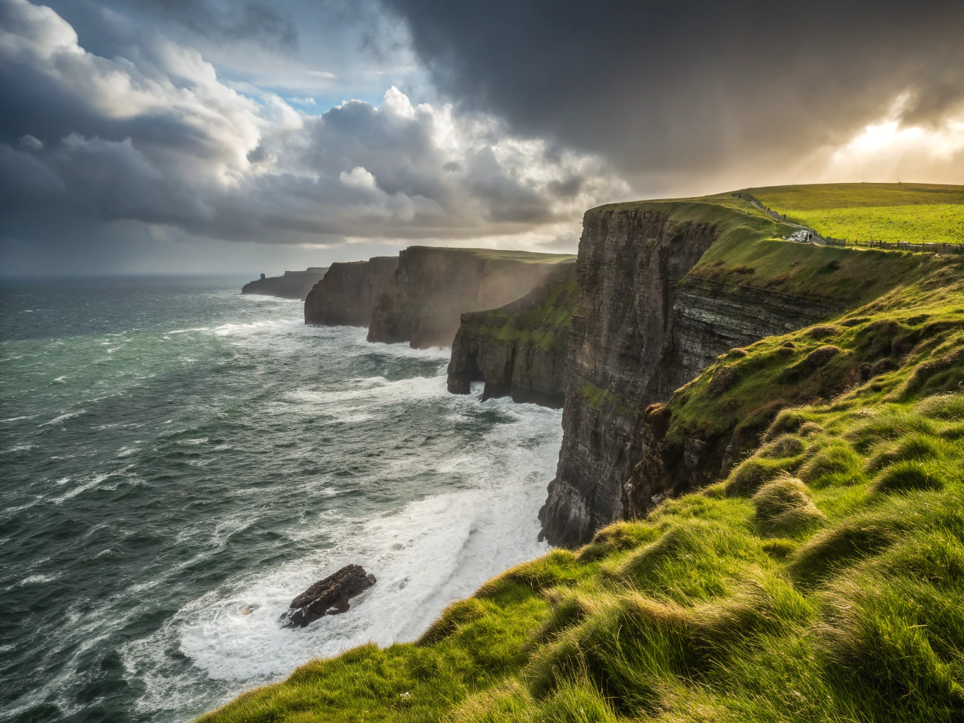 Pristine dynamic coastline preserving marine habitat and ecological balance